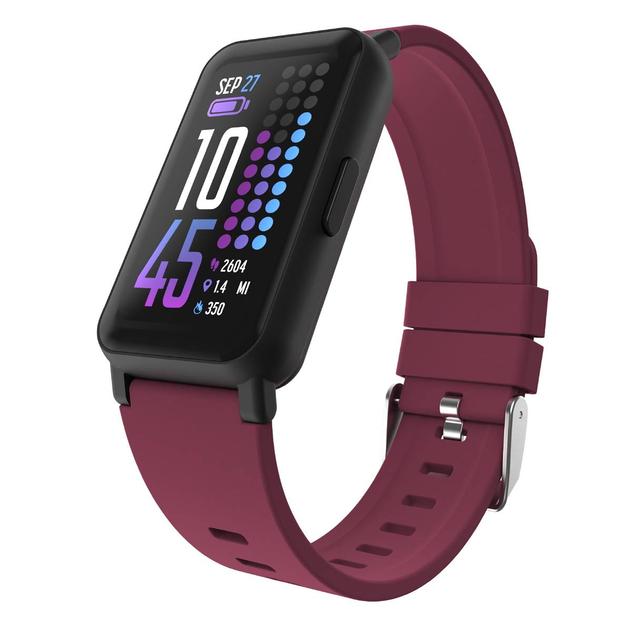 Womens iTouch Active 4 Burgundy Strap Fitness Tracker - TC4S01-G1