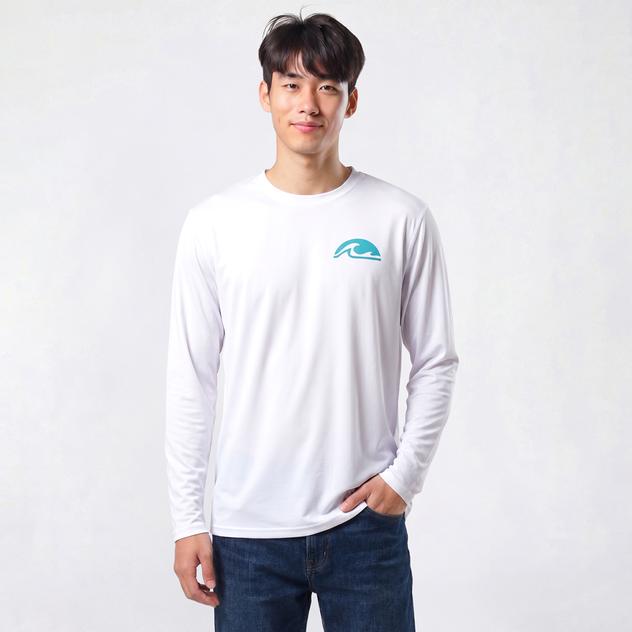 Young Mens SURFZONE® Long Sleeve Wave Rashguard