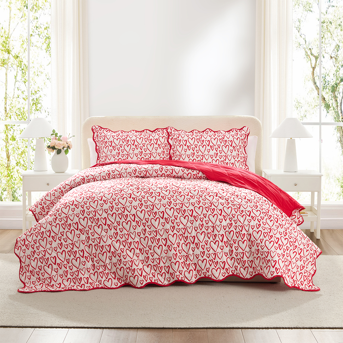 Hallmark Heart Strings 3pc. Quilt Set