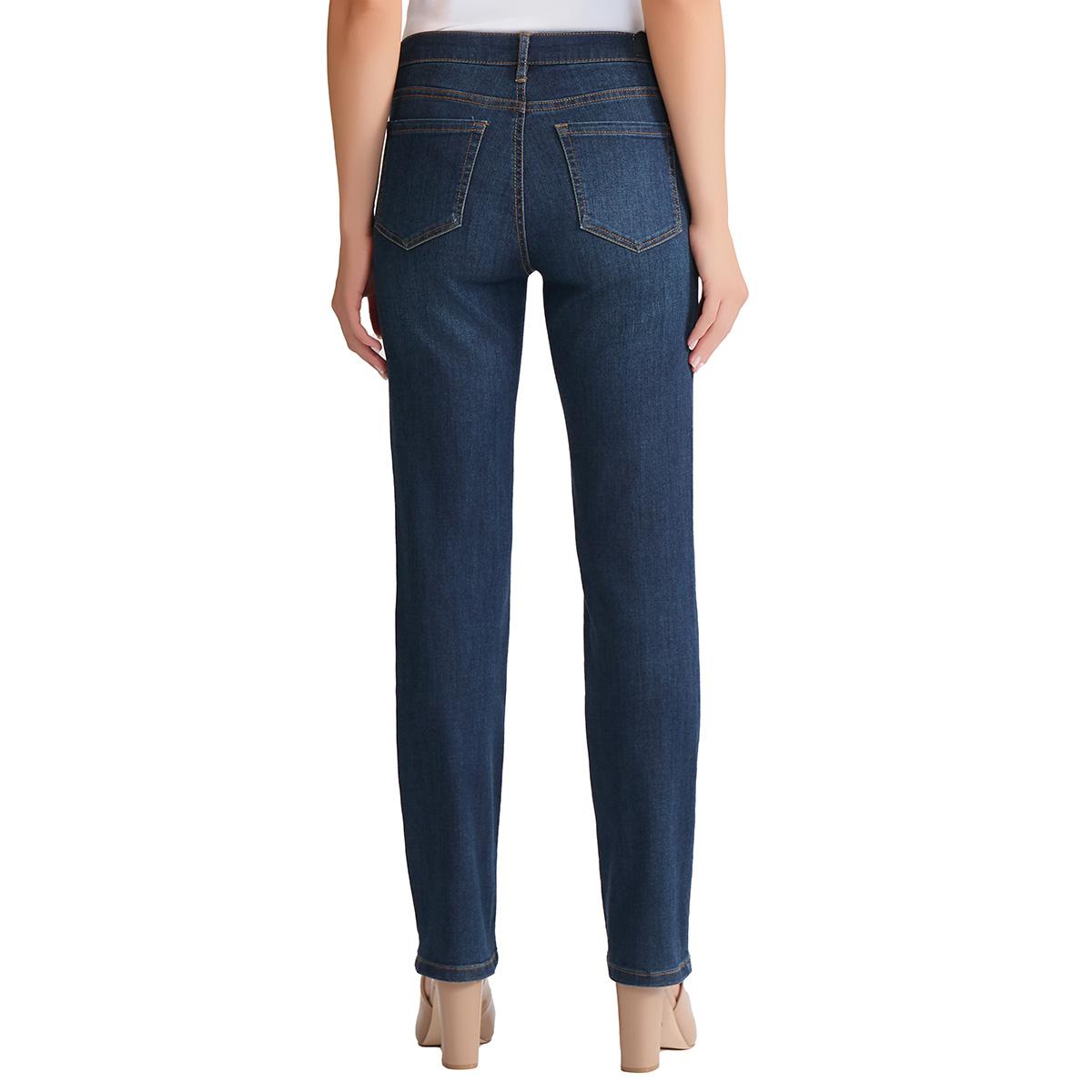 Womens Jones New York Lexington Straight Leg Jeans - Indigo