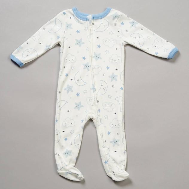 Baby Boy (NB-9M) baby views® Moon & Stars Zip Sleep & Play