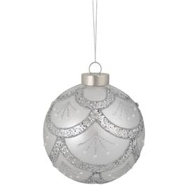 Northlight Seasonal 4in. Glittered Cosmoid Christmas Ornament