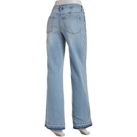 Juniors Celebrity Pink Baggy High Rise Raw Hem Jeans