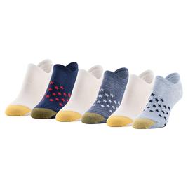 Womens Gold Toe(R) 6pk. Americana Invisible 21.00