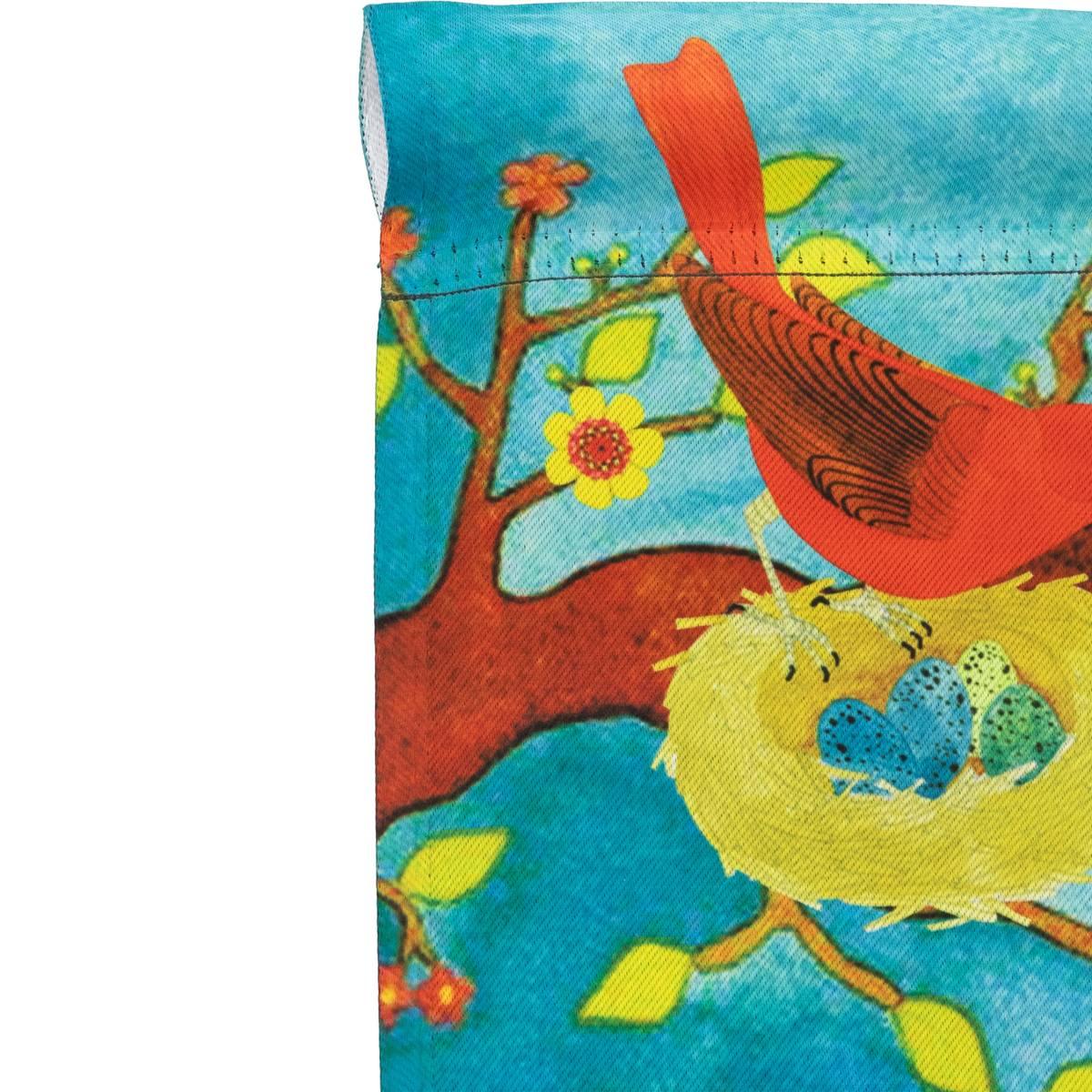 Northlight Seasonal Birds & Flowers Happy Spring Garden Flag