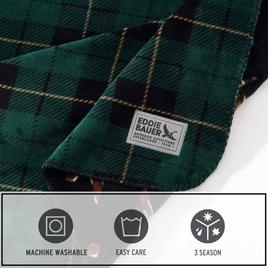 Eddie Bauer Capitol Hill Plush-Fleece Reversible Throw