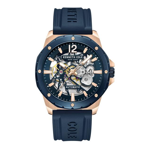Mens Kenneth Cole® Automatic Blue Dial Watch - KCWGR2104206