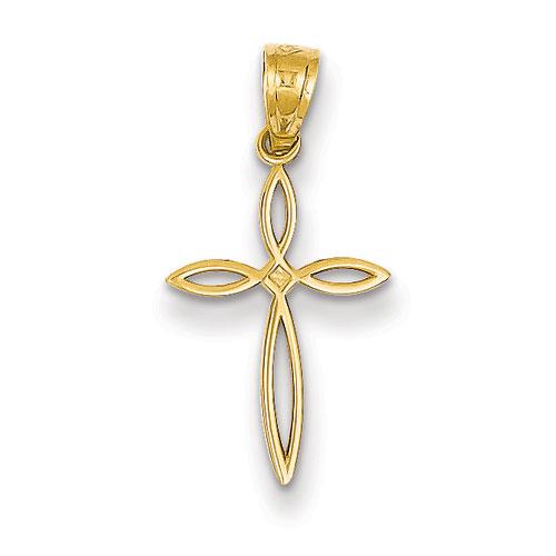 Gold Classics(tm) 14kt. Gold Passion Cross Pendant
