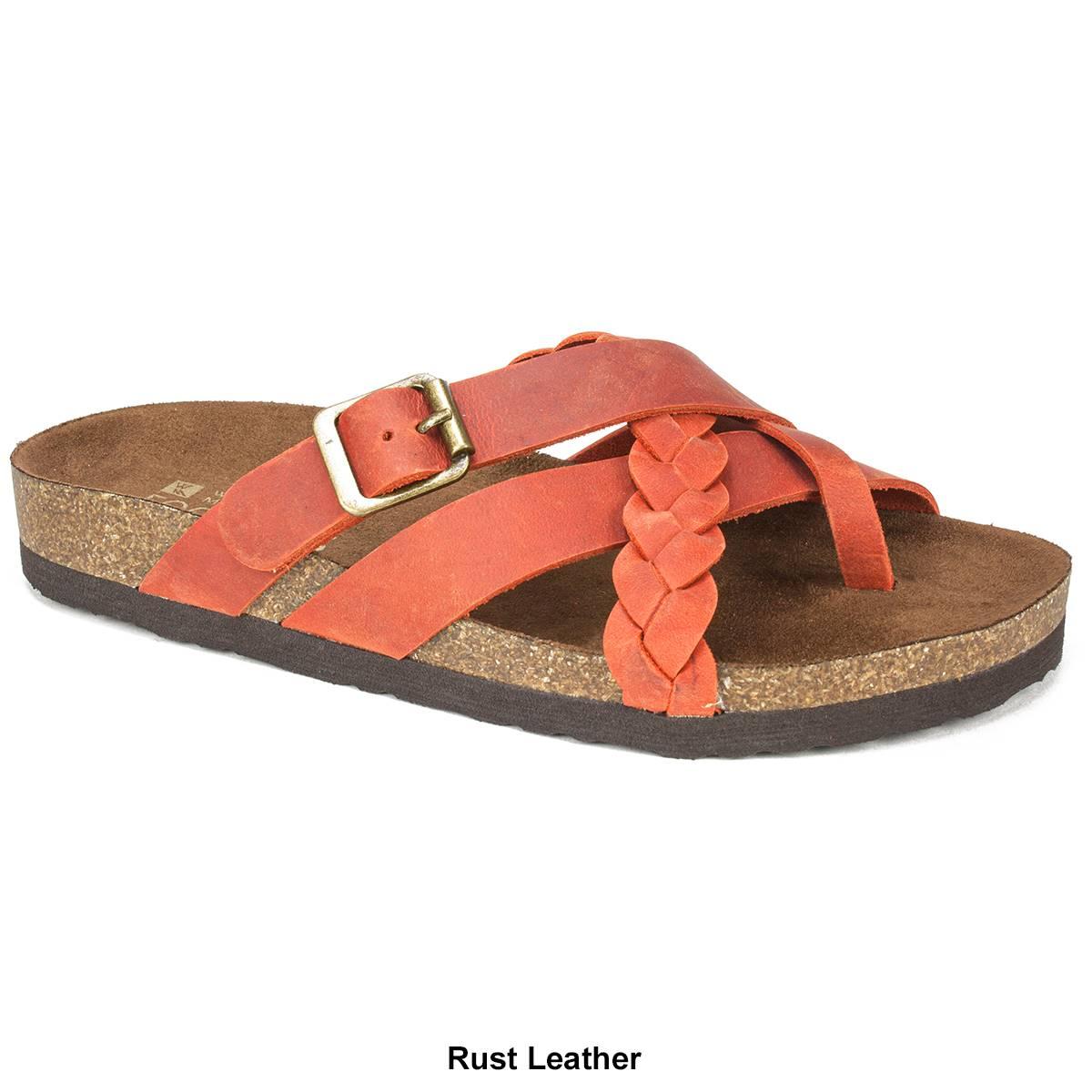 Womens White Mountain Harrington Footbed Slide Sandals