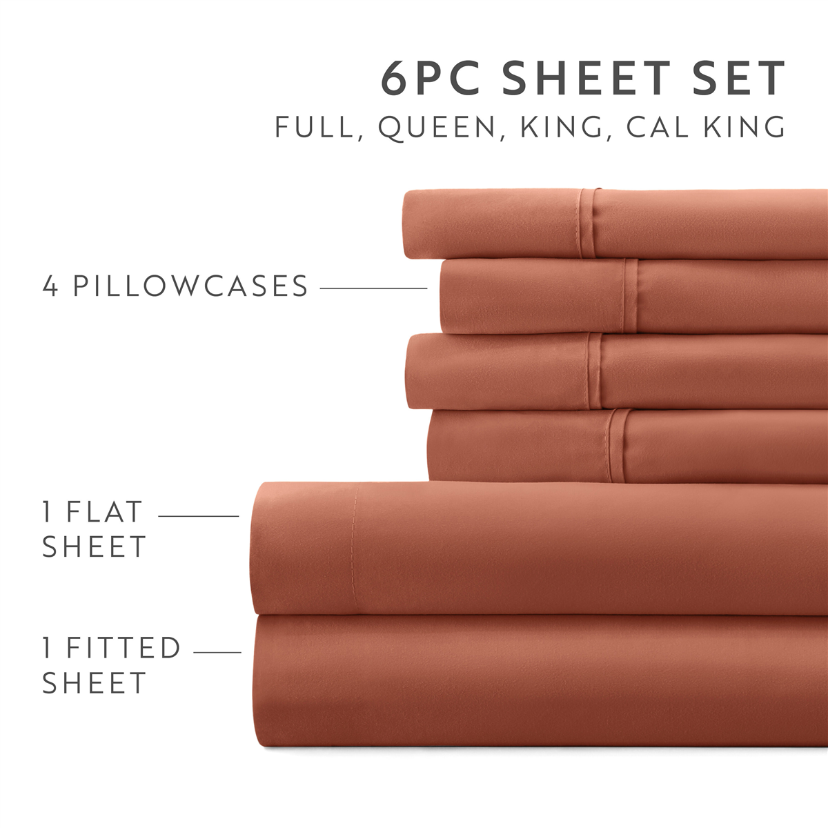 Soft Essentials 6pc. Luxury Ultra Soft Sheet Set