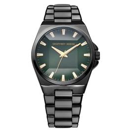 Mens Geoffrey Beene Faceted Glass Bracelet Watch - GB8224GU