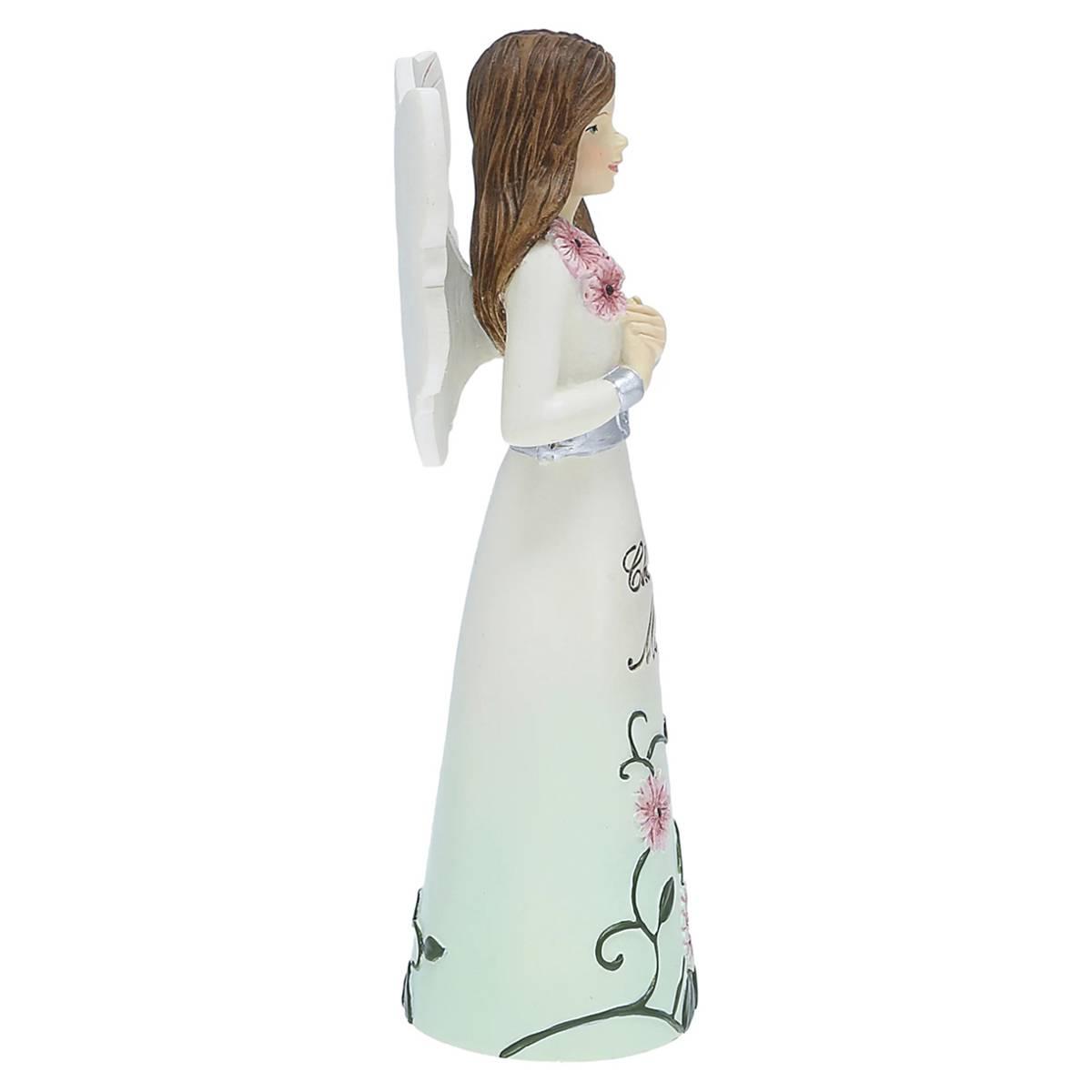 Pavilion Elements Mother Angel Holding Daisies Figurine