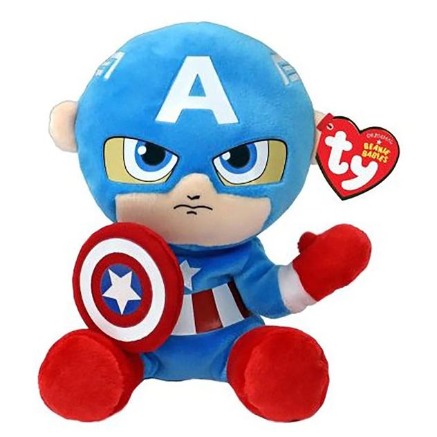 Ty Original Beanie Babies Captain America Plush