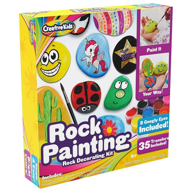 Creative Kids Rock Painting Kit