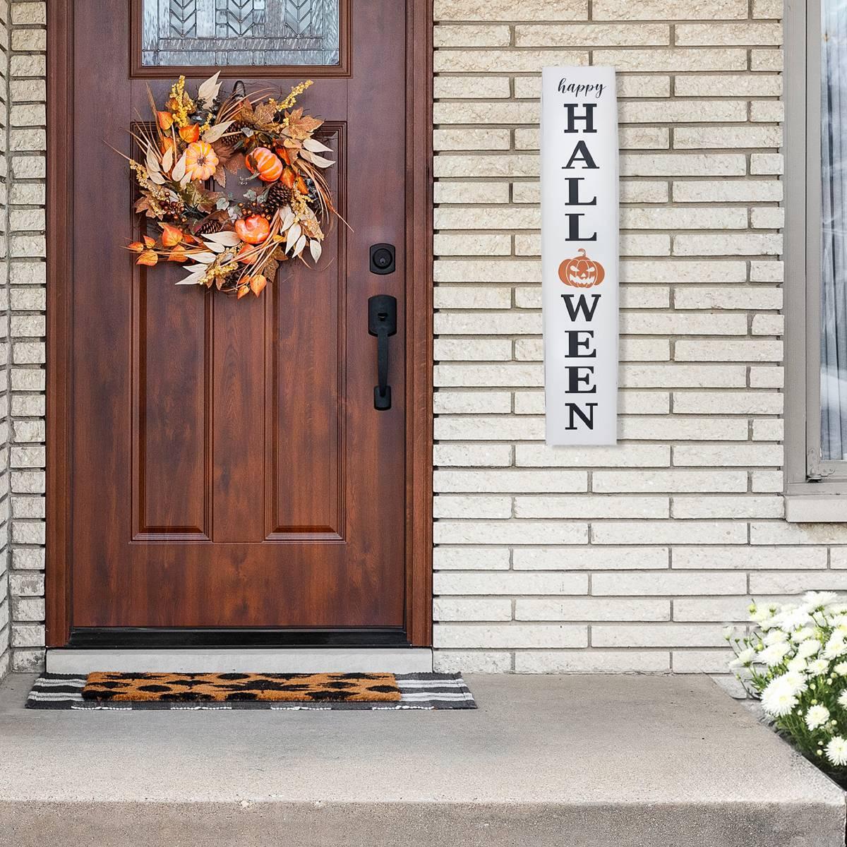 Northlight Seasonal 31.5in. Metal Happy Halloween Wall Sign