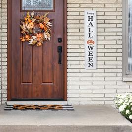 Northlight Seasonal 31.5in. Metal Happy Halloween Wall Sign