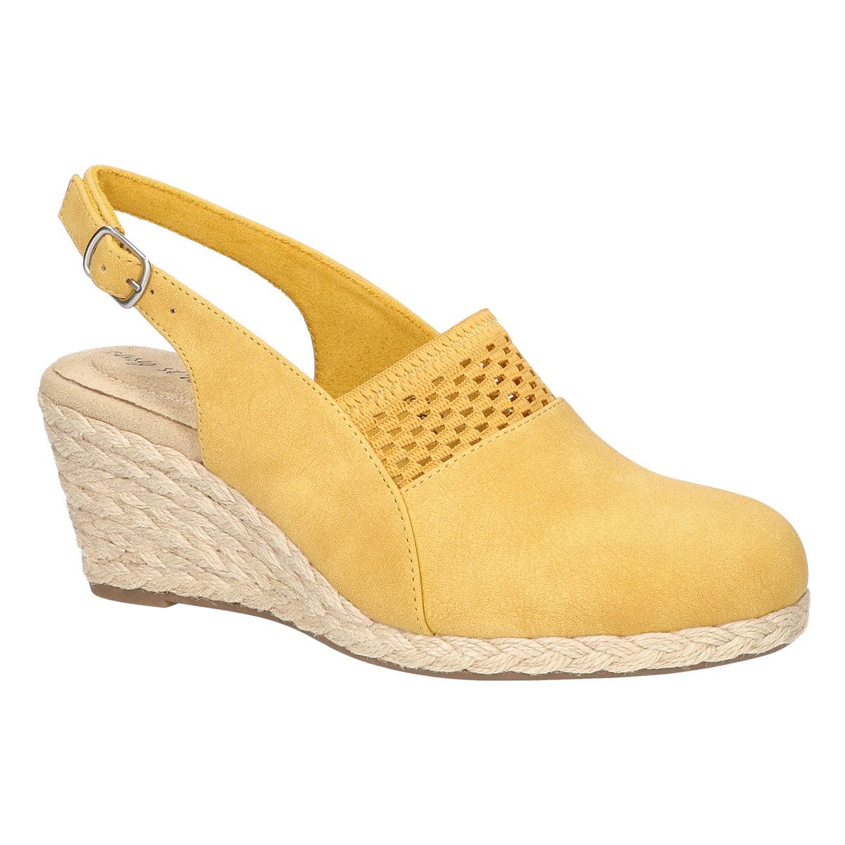 Womens Easy Street Aloha Espadrille Wedges Heels