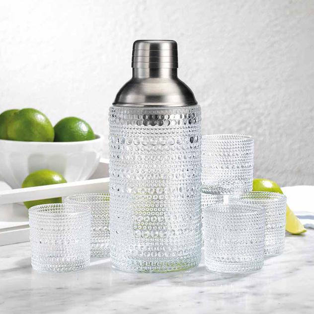 Halo 8pc. Shaker & Shot Glass Set