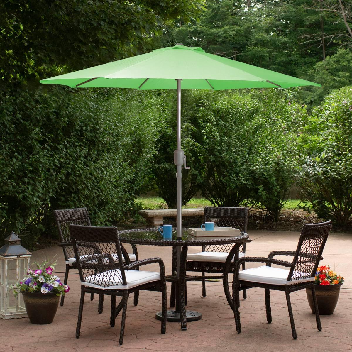 Northlight Seasonal 7.5ft. Patio Umbrella w/ Crank - Lime Green