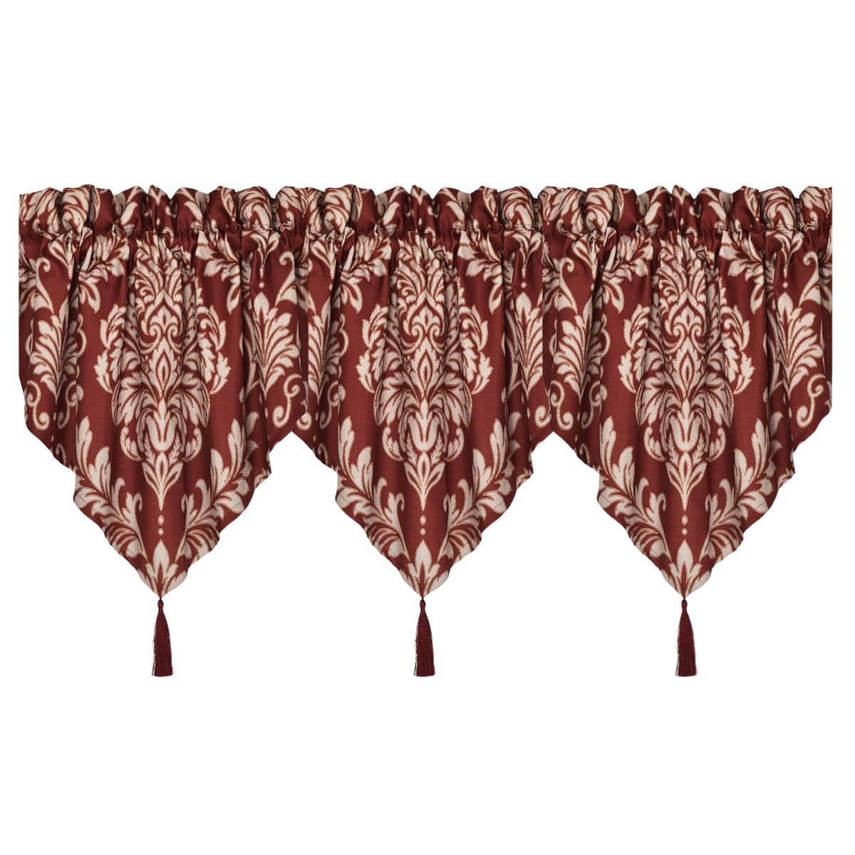 Royal Court Lazia Damask Window Ascot Valance - 21x40
