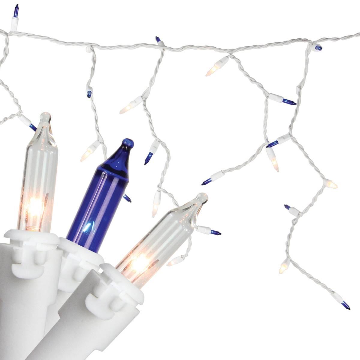 Northlight Seasonal 100ct. Blue Icicle Mini Christmas Light Set