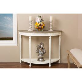 Baxton Studio Vologne Traditional Wood French Console Table