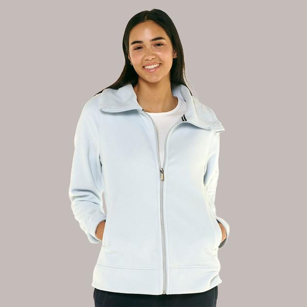 Womens Calvin Klein Performance Tech Fleece Full Zip Front Jacket