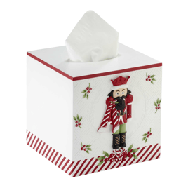 Avanti Peppermint Nutcracker Tissue Cover