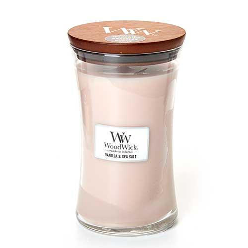 WoodWick(R) 21.5oz. Vanilla Sea Salt Jar Candle
