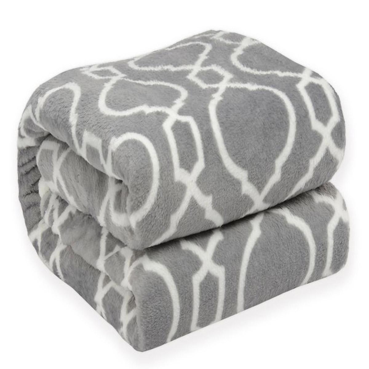 Kathy Ireland Flannel Fleece Plush Blanket
