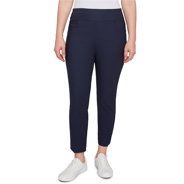 Womens Ruby Rd. Key Items Pull On Casual Ankle Pants