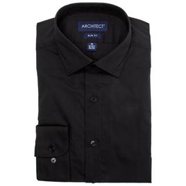 Mens Architect(R) Performance Slim Fit Dress Shirt - Black