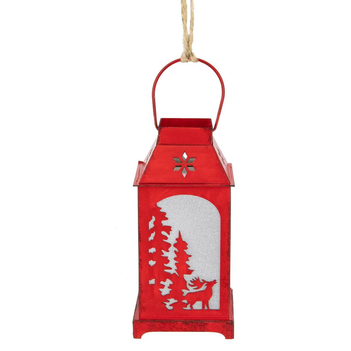 Northlight Seasonal Reindeer Silhouette Lantern Ornament