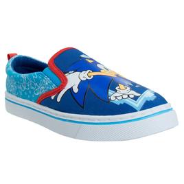 Big Boys Sonic the Hedgehog Slip-On Canvas Fashion Sneakers