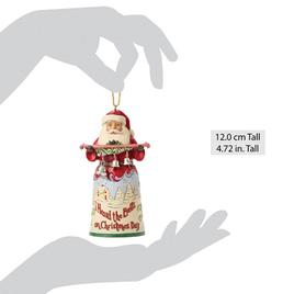 Jim Shore Santa I Heard The Bells Hanging Christmas Ornament