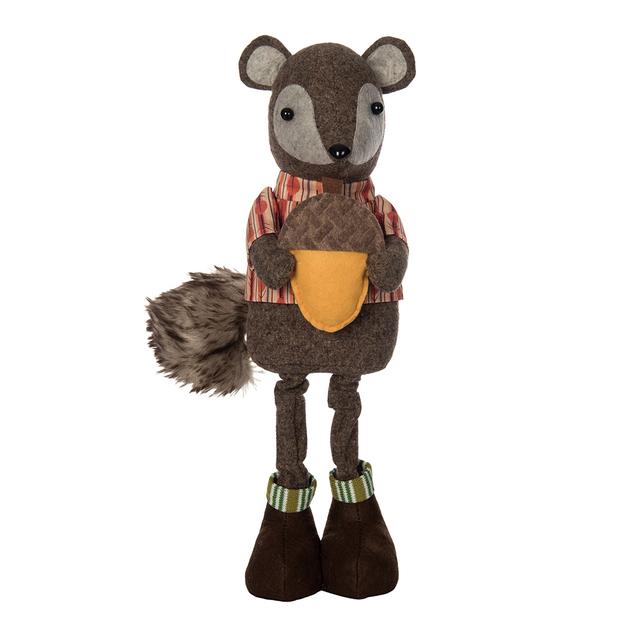 Transpac Plush Standing Squirrel