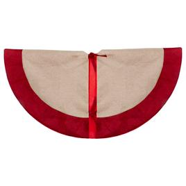Northlight Seasonal 36in. Santa Embroidered Christmas Tree Skirt