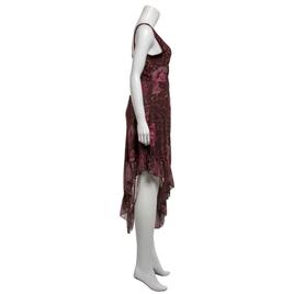 Juniors Madden Girl Mesh Scoop Neck Ruffle Hem A-Line Dress