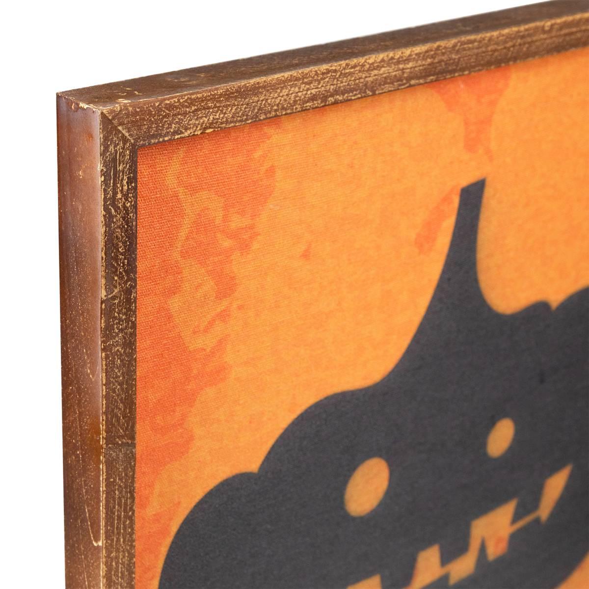 Northlight Seasonal 15.75in. Jack O Lantern Halloween Wall Sign