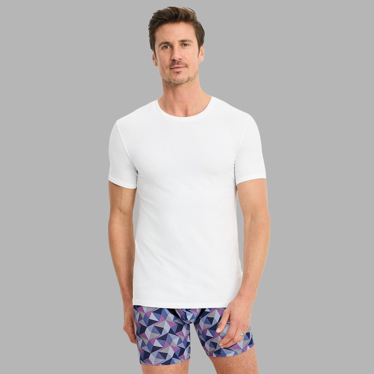 Mens Jockey® 3pk. Smoothing Crew Neck Undershirt