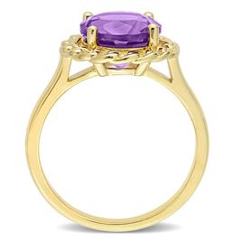 Sophia B 2 1/4ctw. African Amethyst Gemstone Ring