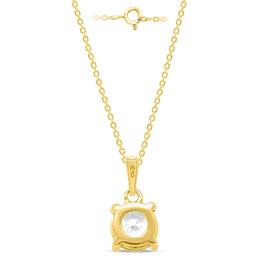 Nova Star® Yellow Gold 1ctw. Lab Grown Diamond Solitaire Pendant