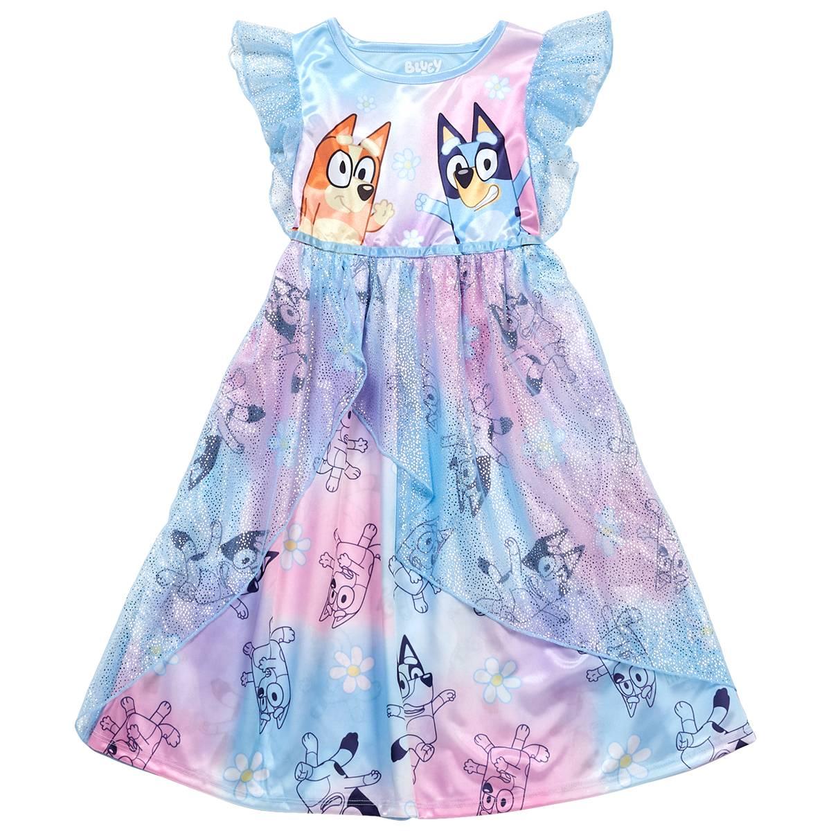 Girls Bluey & Friends Fantasy Nightgown
