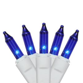 Northlight Seasonal 50ct. Blue Mini Icicle Christmas Lights