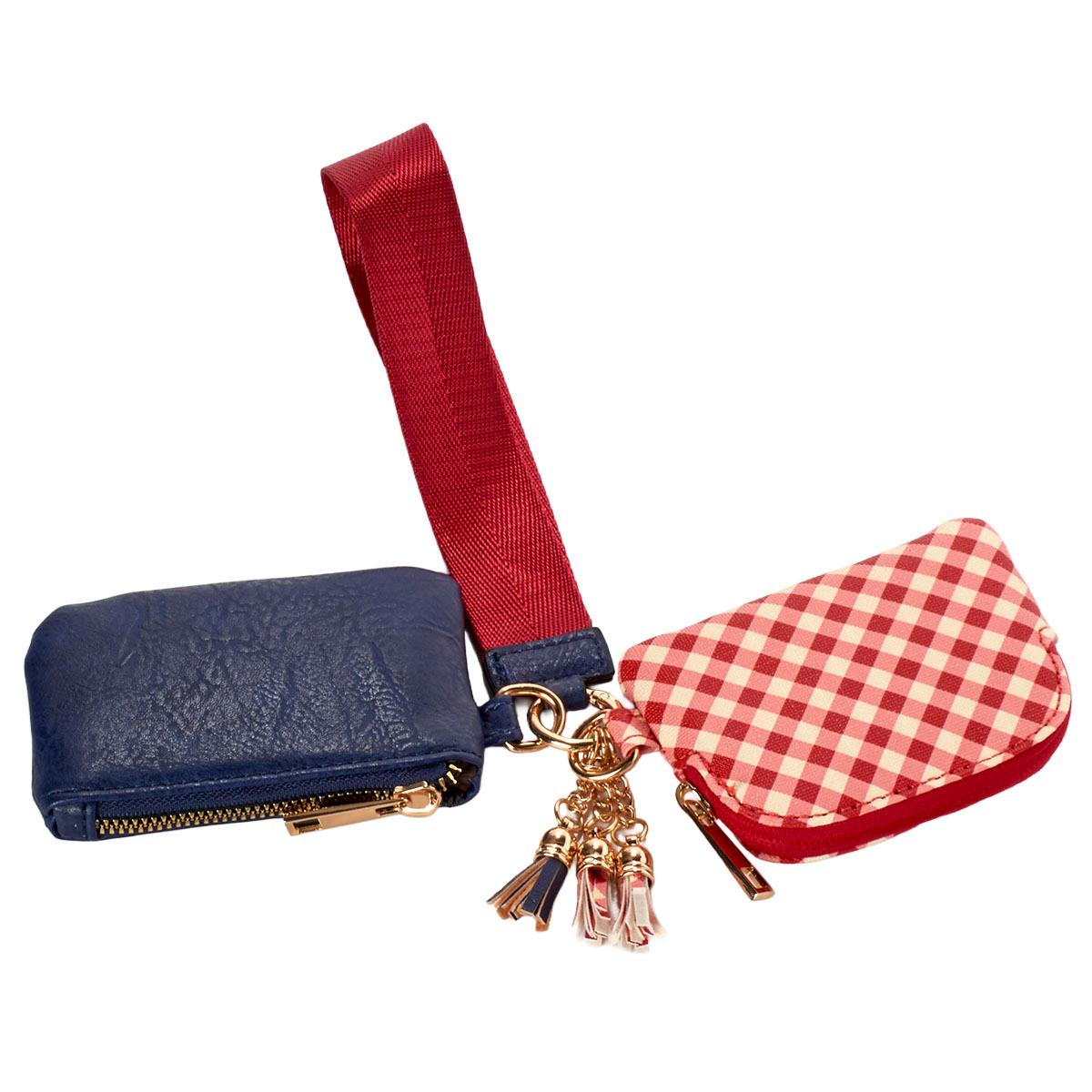 DS Fashion Americana Dual Pouch Wristlet