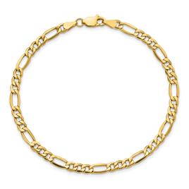 Gold Classics™ 4.40mm. 14k Semi Solid Figaro Necklace