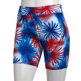 Womens Runway Ready Starburst Bike Shorts