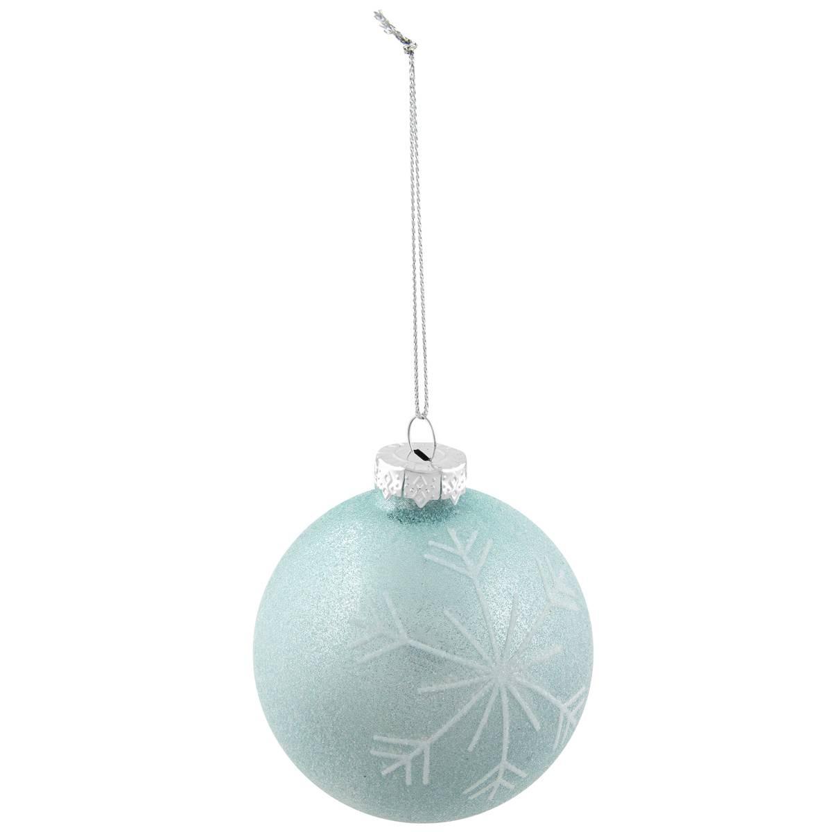Northlight Seasonal 4ct. Snowflake Christmas Ball Ornament Set