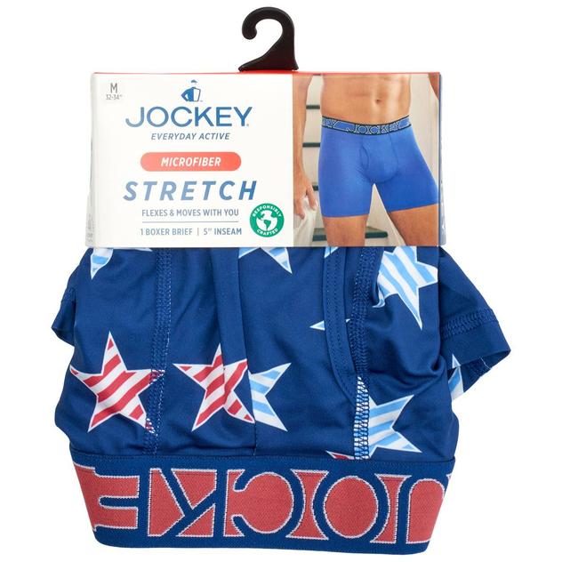 Mens Jockey® Striped Stars Boxer Briefs