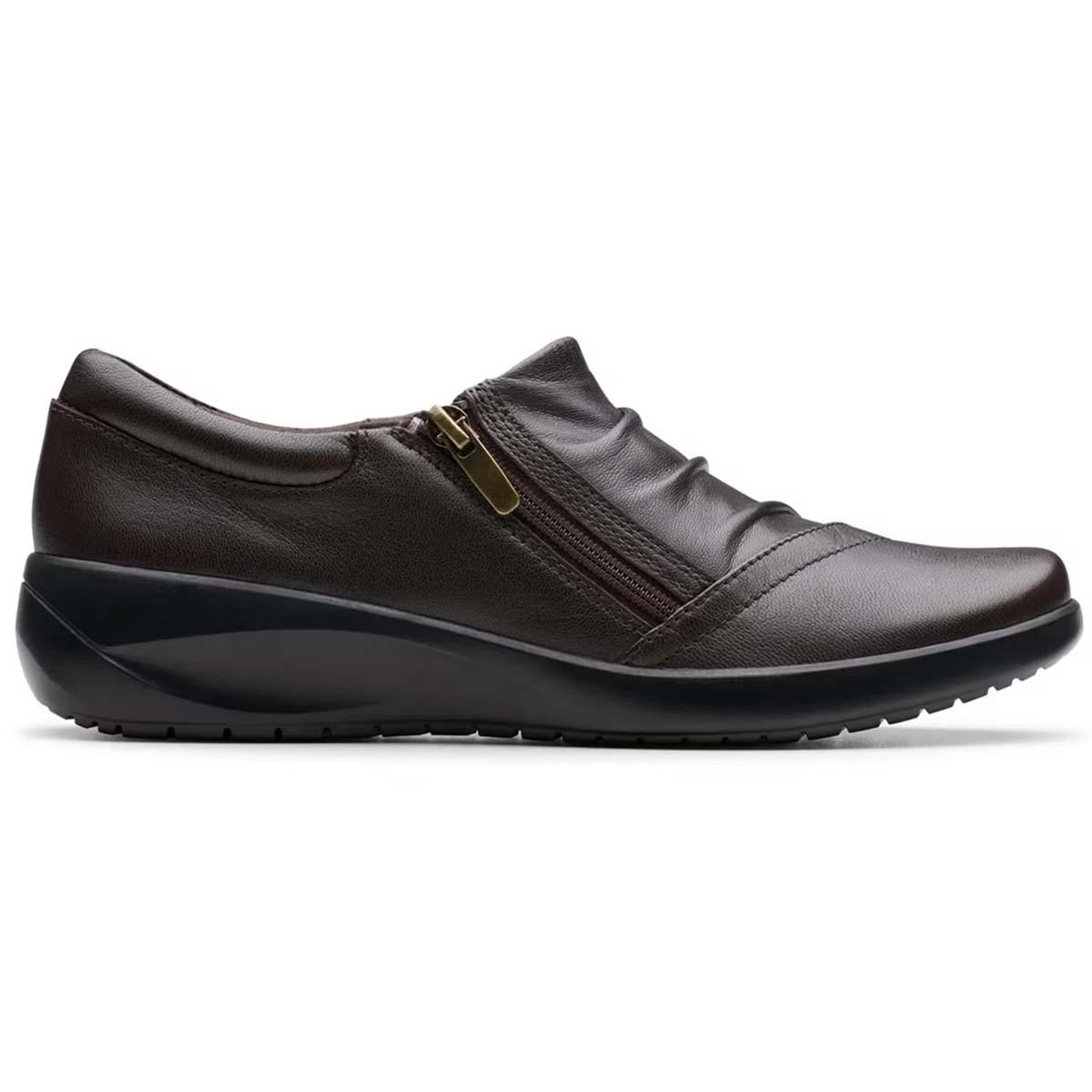 Womens Clarks® Kaetlyn Mila Casual Leather Slip On Flats